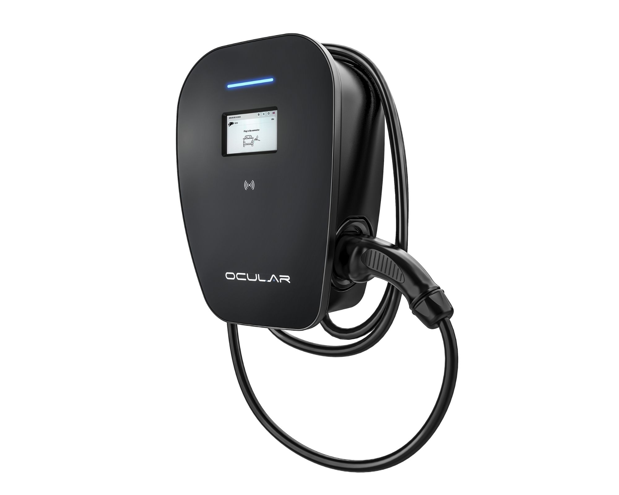 Ocular IQ Wallbox V3 EV Charger | 5m Type 2 Cable